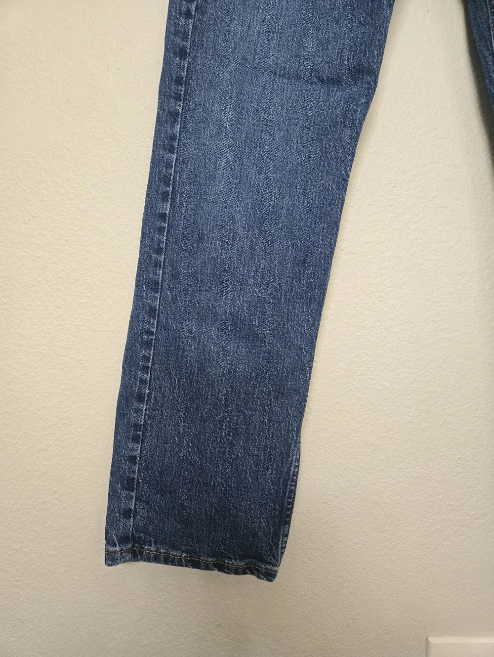 Levis 505 Medium Wash Jeans Size Waist 32 L32 - Picture 3 of 10
